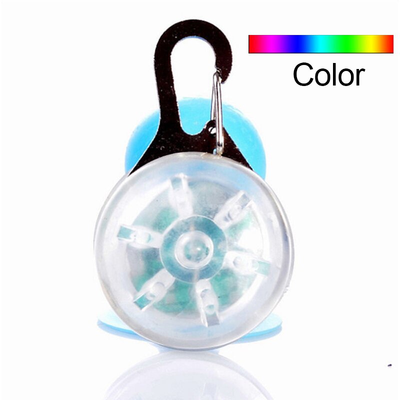 Huisdier nachtveiligheid led zaklamp halsband hond gids lichten gloeiende hanger ketting huisdier lichtgevende heldere gloeiende halsband in het donker 8: Multi