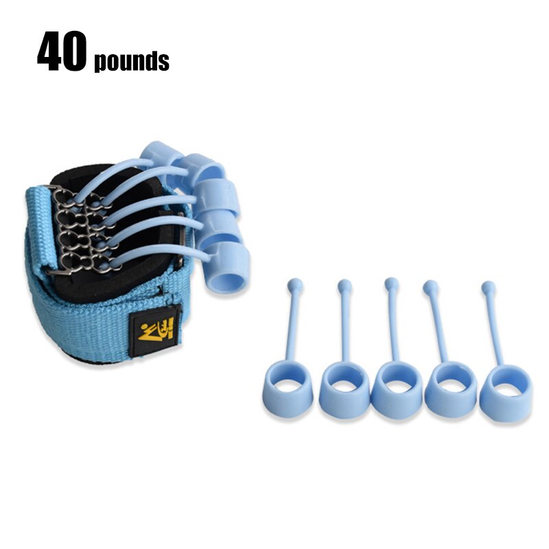 Finger Greifer Stärke Trainer Fitness Sport Finger Beugung Erweiterung Ausbildung Gerät Widerstand Band Hand ÜSpund 20-75 £: 40 lbs