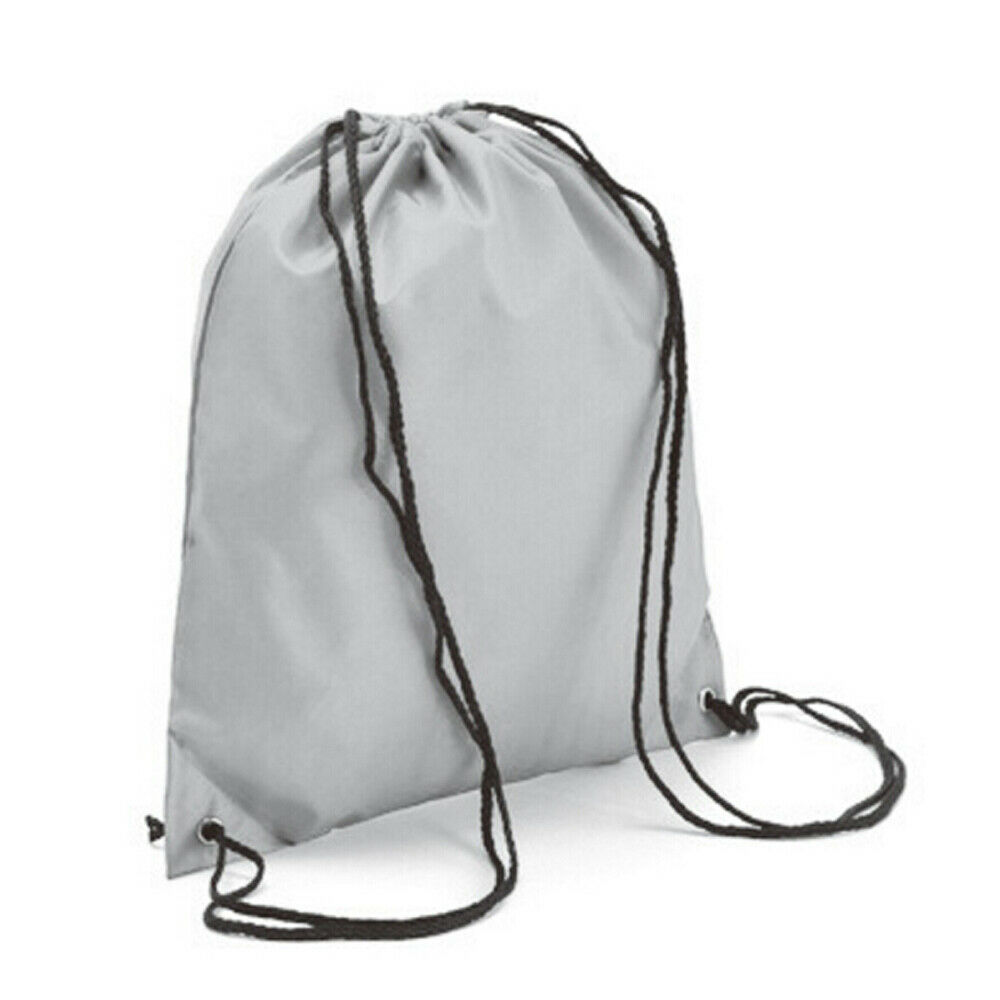 Nylon Koord Tas Strand Tas Vrouwen Mannen Reizen Opslag Pakket Tieners Rugzak Femme 7 Kleuren: GRAY