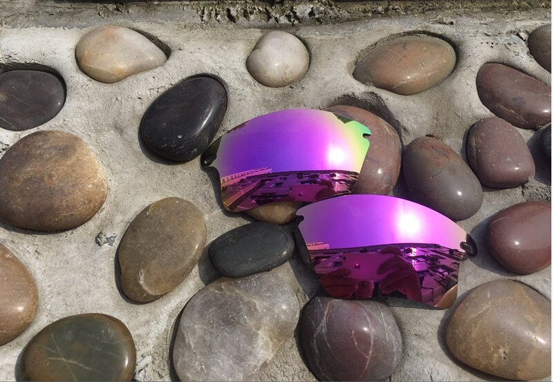 Kampire polariserede erstatningslinser til hurtig jakke xl solbriller - flere muligheder: Lyserød