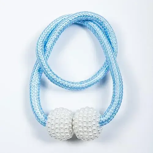 Parel magnetische gordijnclip gesp gordijnhouders haak hangende bal magnetische tiebacks huisgordijnaccessoires: Paars / 30-35cm