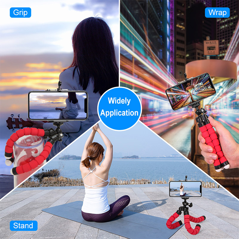 Universal Moblie Phone Clip Bracket Holder Mount Tripod Monopod Stand for Smartphone Camera Tripod Stand Adapter