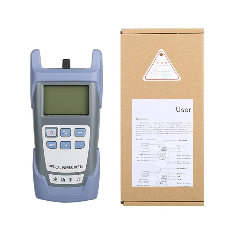 2 In1 FTTH Fiber Optic Tool Kit VFL Fiber Optical Power Meter 70～+10dbm and 30MW Visual Fault Locator Fiber optic test pen