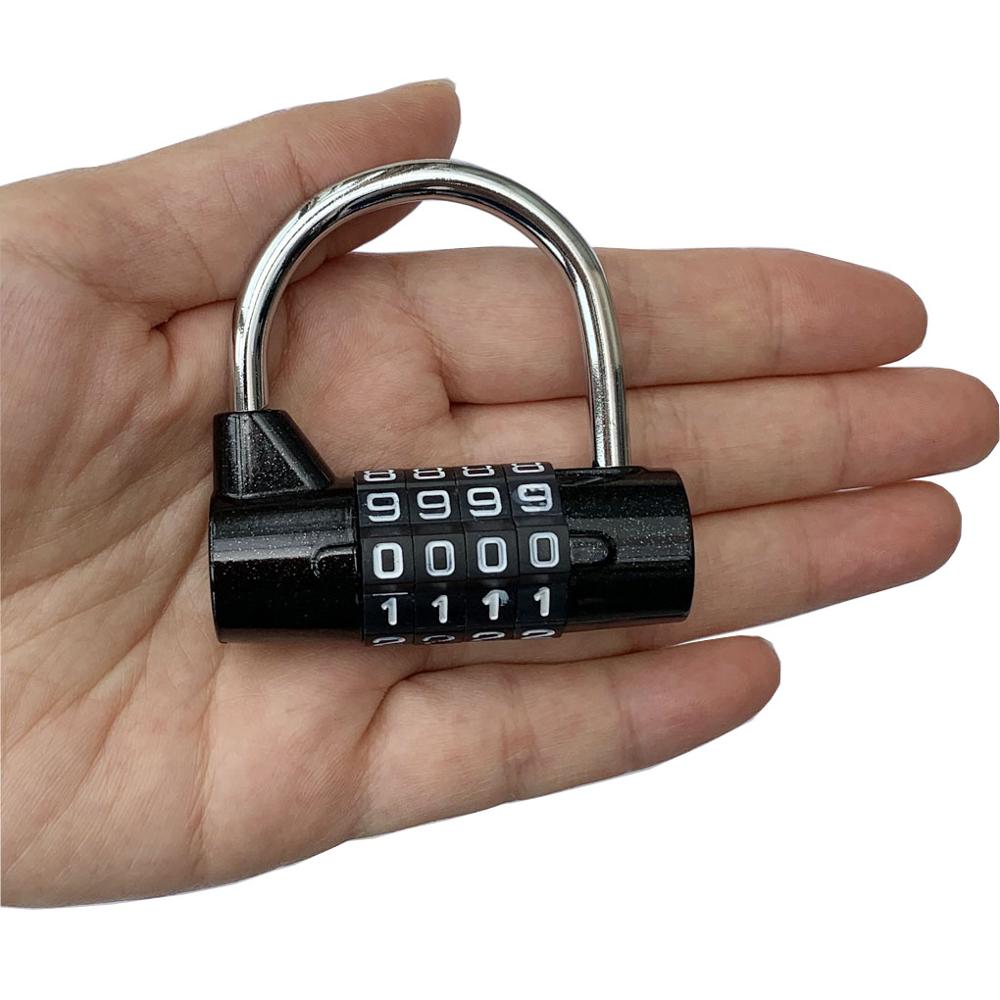 Mini Bike Lock 1500mm Fold Backpack Motorcycle Helmet 4 Digit Password Combination Anti-theft Gym Cycling MTB Bicycle Cable Lock