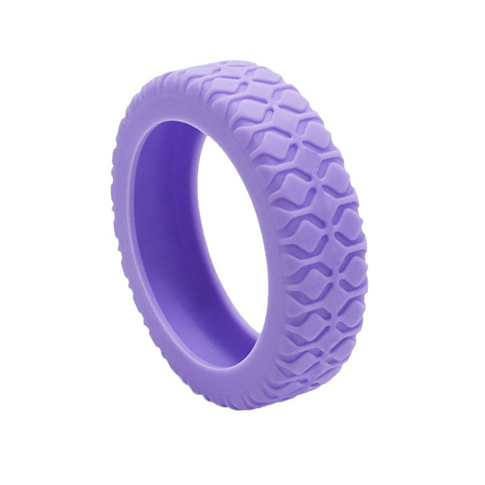 Protecteur de roues de bagages, petites pièces, housse de Protection en Silicone résistante à l'usure pour la plupart des roues Spinners: S / plum