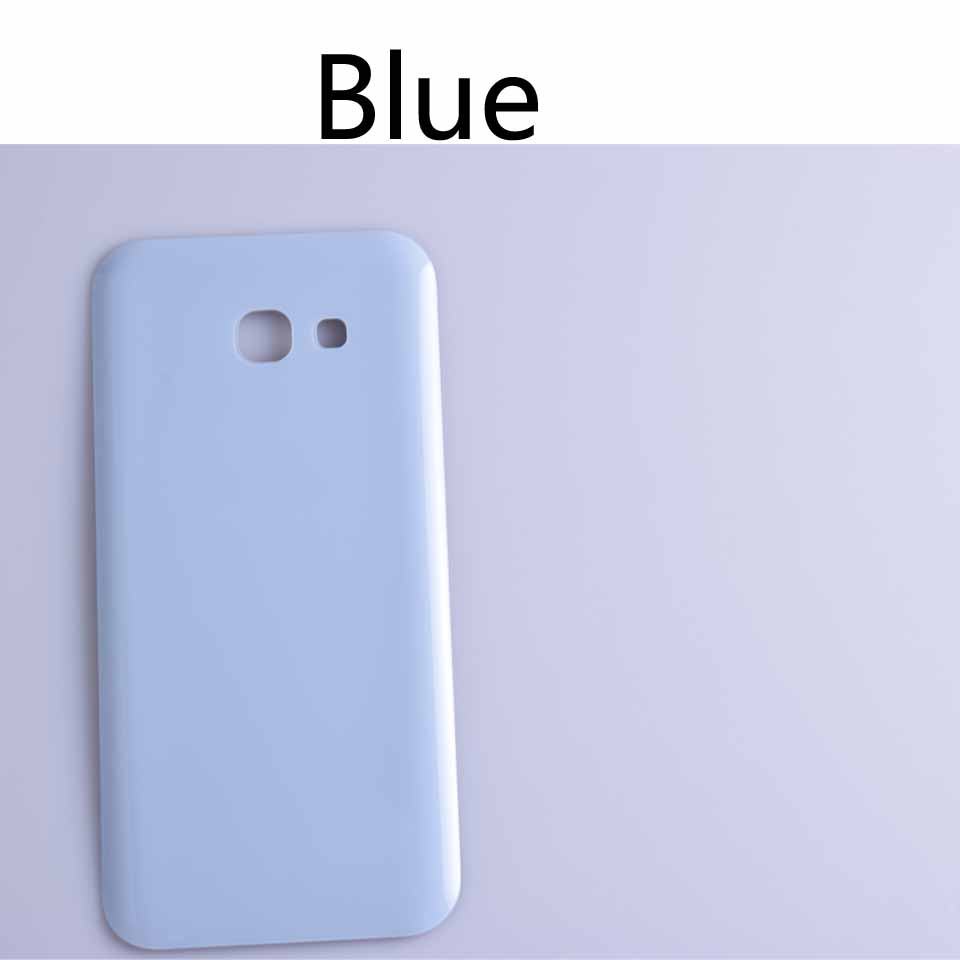 A520 voor samsung  a5 a520 a520f sm -a520 behuizing batterijdeksel achterklep behuizing achterklep chassis shell vervanging: Blauw-geen gereedschap