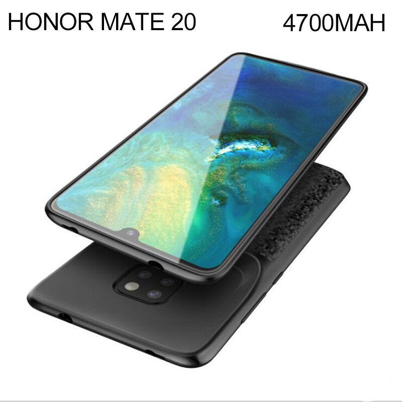 Funda de cargador de batería para Huawei Honor 8 8x9 9x 10lite Mate 20, funda de cargador de Banco de energía ultraligera para Huawei Nova 3 Play P20 P30: For mate 20