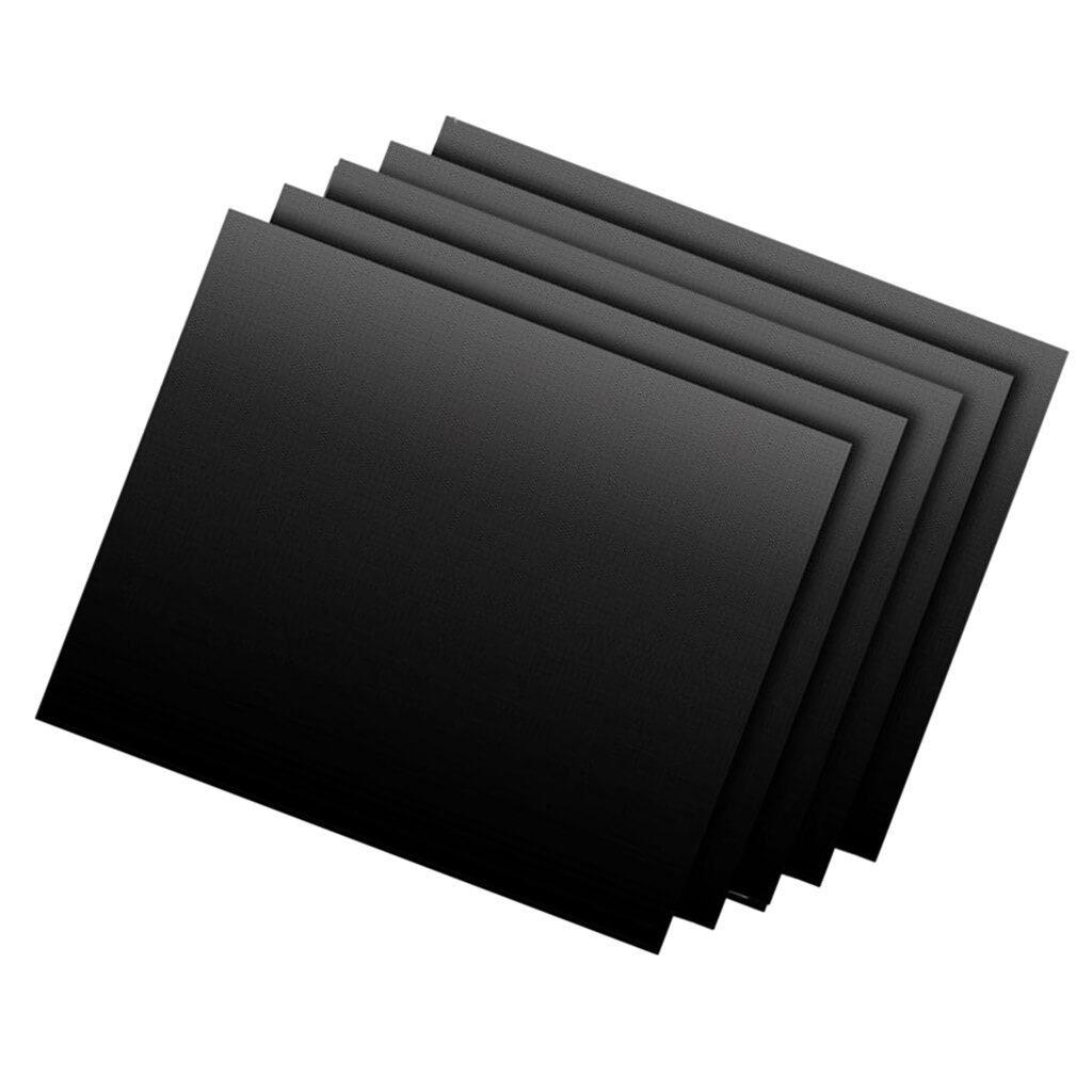 Non-Stick BBQ Grill Mat Set,Reusable,Easy to Clean,Heat Resistant: 5pcs Set