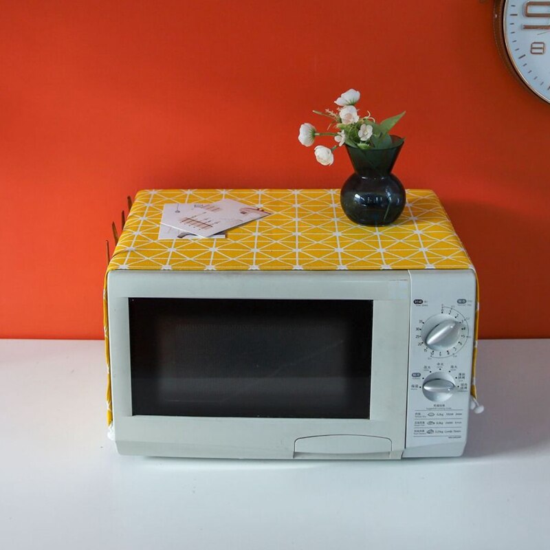 Eenvoudige Magnetron Kant Stofdicht Pil-Proof Handdoek Cover Multifunctionele Elektrische Oven Met Opbergtas Home Decor