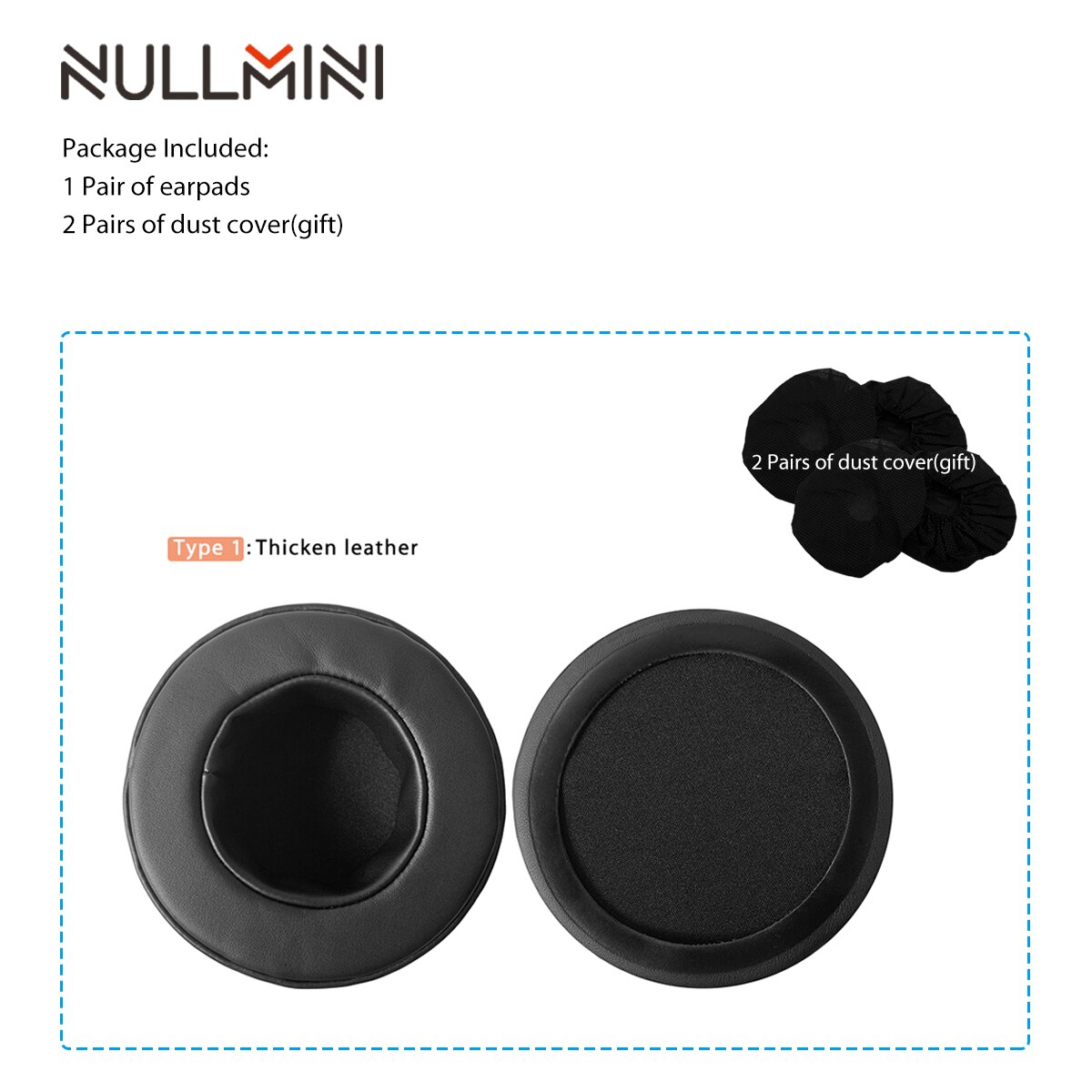 NullMini Ersatz Ohrpolster für Superlux HD681 HD681B HD681EVO HD681F Kopfhörer Leder Hülse oder Samt Kopfhörer Ohrenschützer: 1