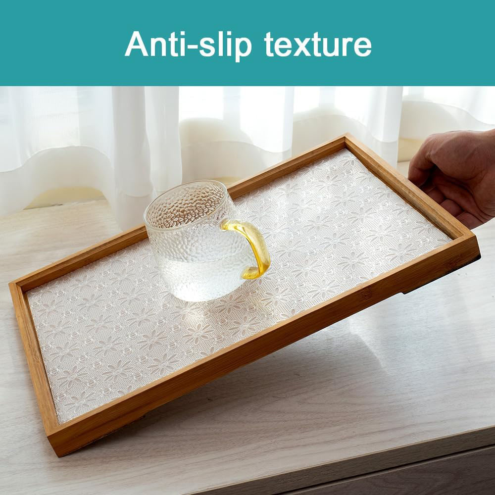 30x150cm Refrigerator Non-Slip Liners Transparent Washable Drawer Liners Kitchen Cabinet Dustproof Mat Reusable Mats