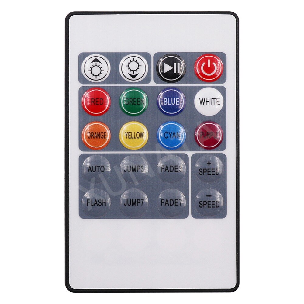 20key IR Afstandsbediening RGB Controller AC110V 220 V 1000 W Led Controllers Met US/EU/AU/UK plug Voor 8mm 10mm PCB Led Strip Licht