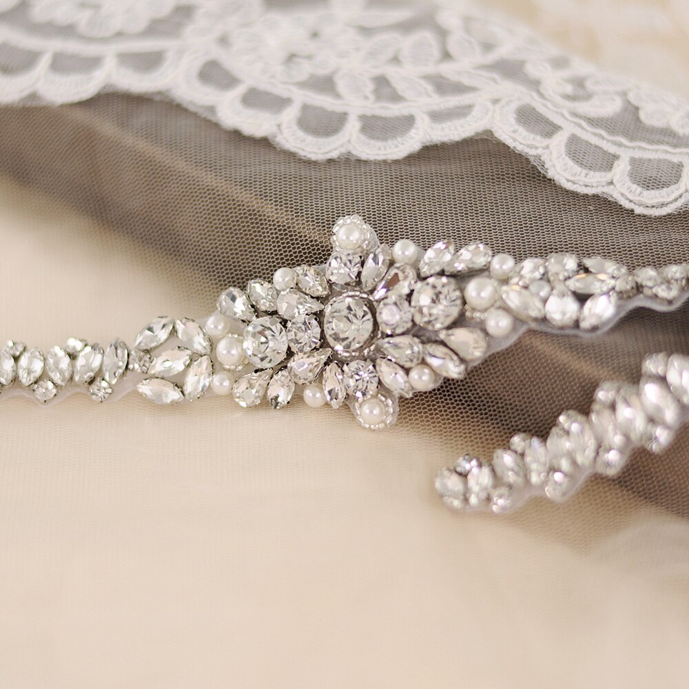 Trixy  s350 luxe bruidsgordel met strass steentjes, kristallinten, bruidsgordels, bruidsmeisjesjurken, accessoires