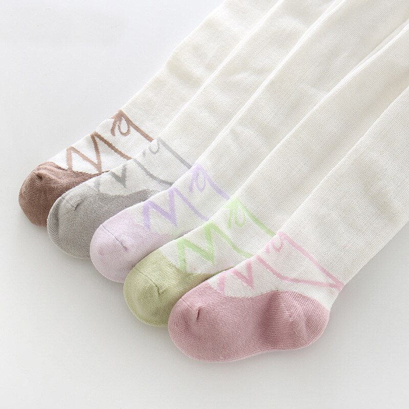 Collant per bambina primavera estate cotone caldo morbido Collant per bambina Collant lavorato a maglia per bambini neonato stretto bambino calze per bambini