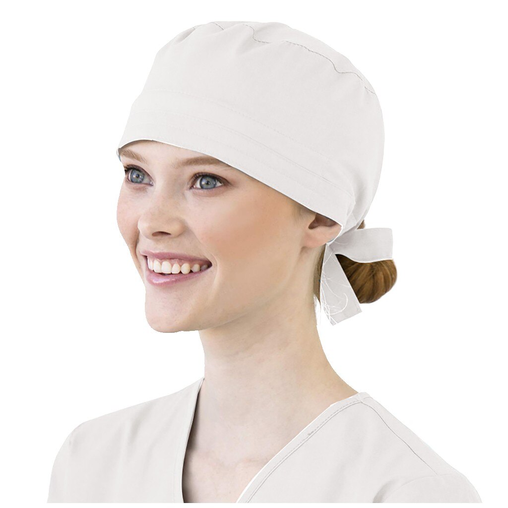 Unisex Scrub Cap Print En Solide Verpleging Verpleegkundige Hoed Cartoon Printing Pet Toevallige Hoed Cap Skullies Werk Boog Cap # T5P