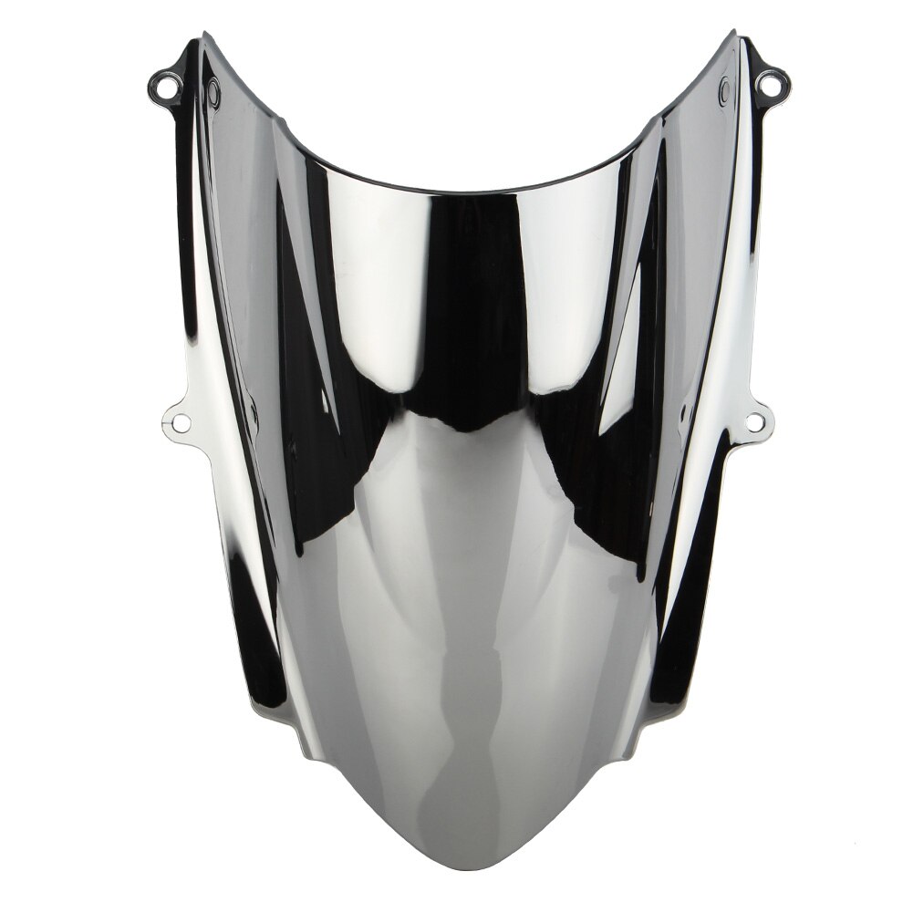 Daytona 675 Double Bubble Motorcycle Windscreen Windshield ABS Windproof For Triumph: Silver