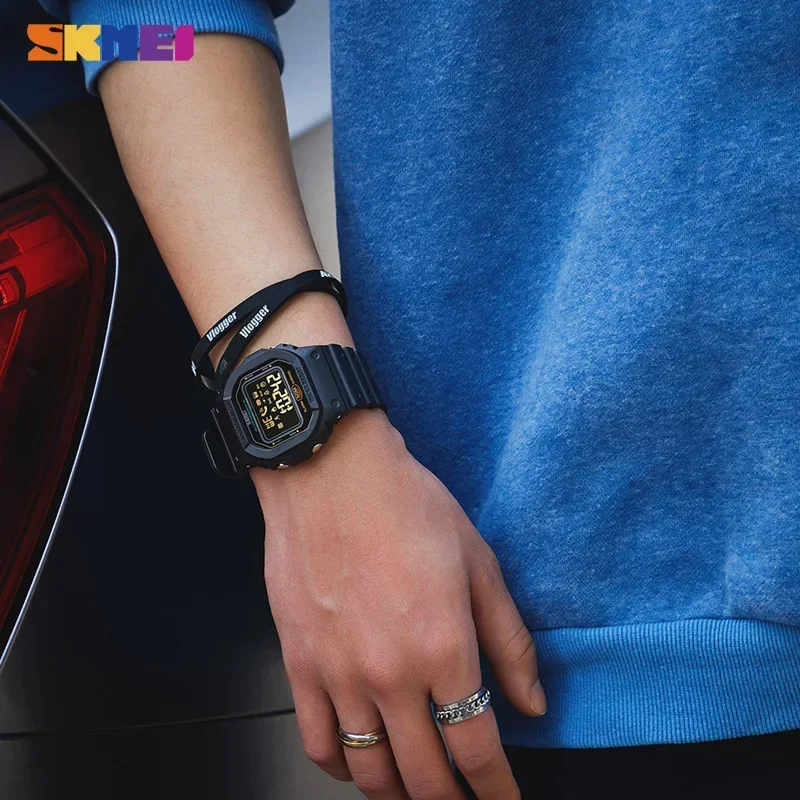 Reloj Digital deportivo SKMEI 1629 con podómetro rastreador de calorías para Iphone Huawei Xiaomi reloj masculino relojes de pulsera Bluetooth para hombre
