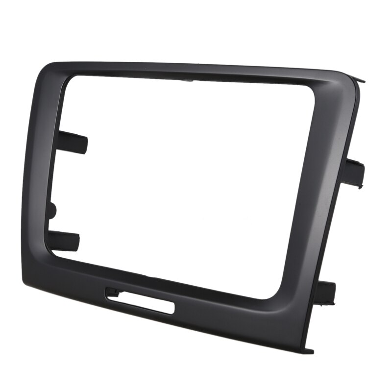 Zwart 220X130X210Mm 2 Din Auto Dvd Radio Fitting Dash Panel Fascia Frame Voor Skoda Superb