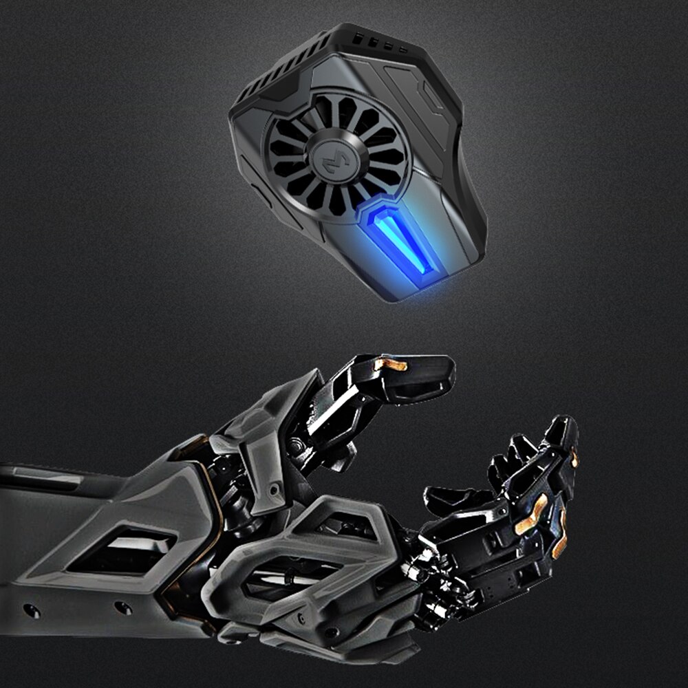 Mobile Phone Cooler Cooling Fan Game Pad Holder Bracket Fan Radiator For Smartphone Tablet USB Charging