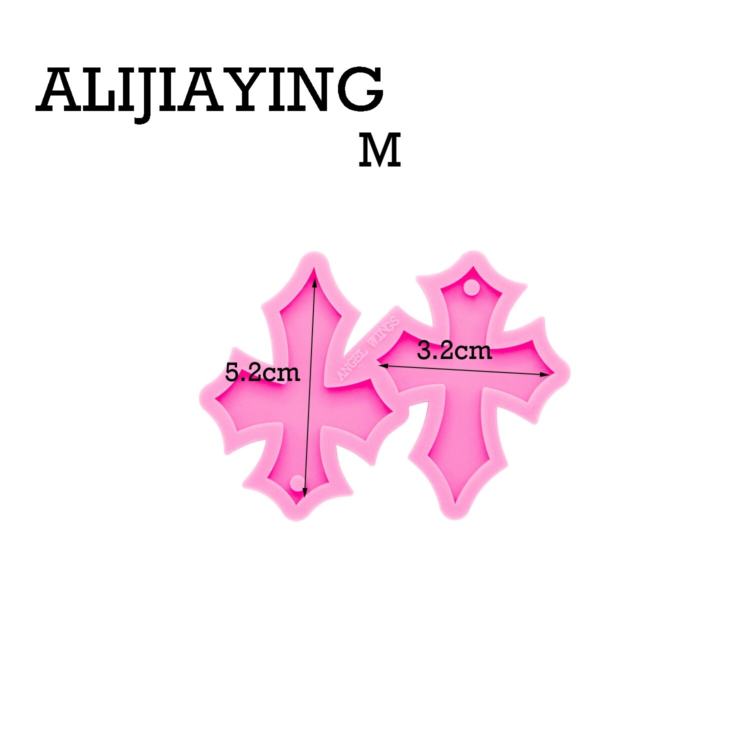 DY0400 del arte Smooth mariposa y moldes de rana molde craf Llavero de silicona moldes de resina epoxi molde DIY: DY0322-M Pink