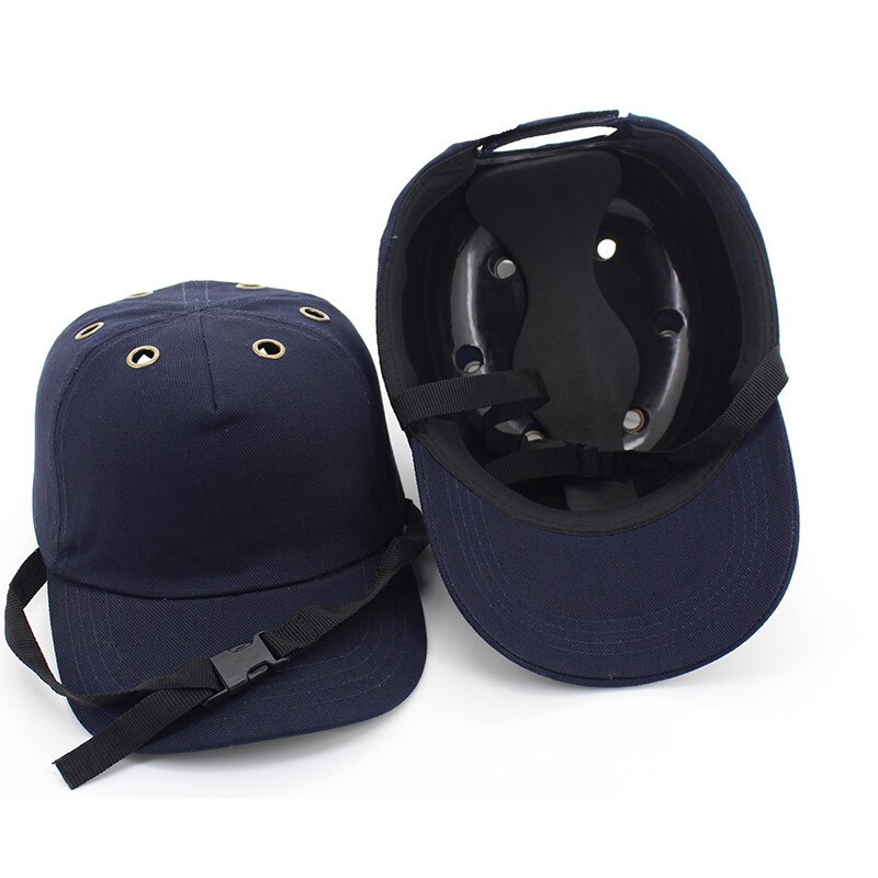 Baseball Bump Caps Lichtgewicht Veiligheid Harde Hoed Hoofd Bescherming Caps Werkplek Veiligheid Helm Werkkleding ABS Inner Shell Top 6 Gaten