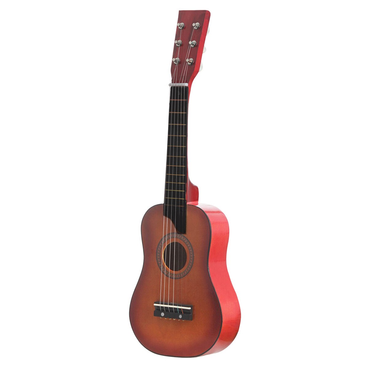 25 inch 6 String Wooden Acoustic Guitar Beginner Kids Musical Instrument with Carrying Bag Children Educational Musical