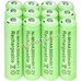 20 Stuks Aa 1.2V 3000 Mah Nimh 1.2V Oplaadbare Batterijen Groen Batterij Tuin Solar Light Led Zaklamp Fakkel