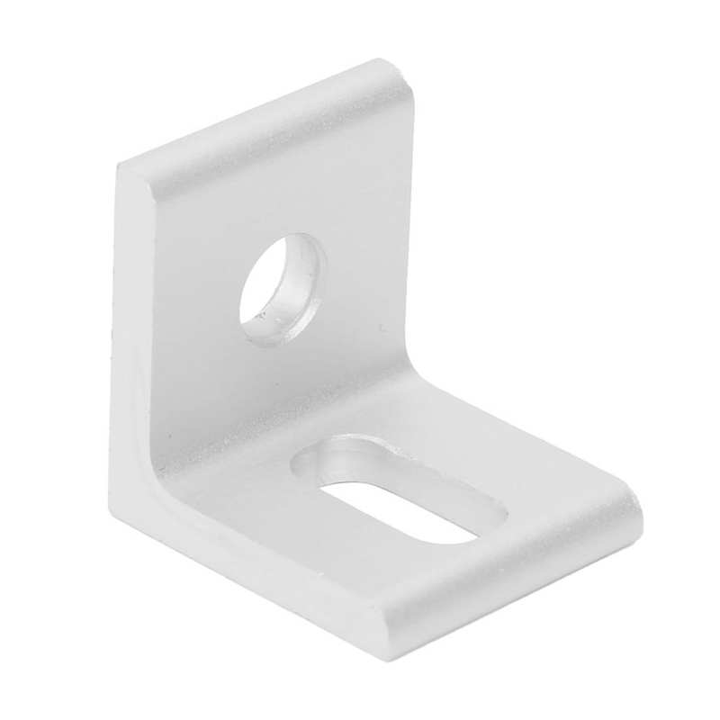 10Pcs Right Angle Corner Bracket 90 Degree Aluminum L Shaped Fixed Brace Industrial Furniture Fasteners