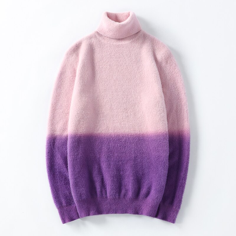 Nouvelle vêtements cachemire col roulé Pull hommes épais hommes chandails Slim Fit hiver Pull hommes Pull Homme hauts