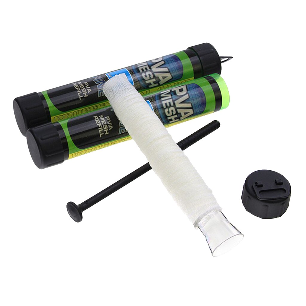 Pva Fishing Mesh Dissolve Refillbait Bag For Solid Bait Tackle Throwing Tool Mesh Bait Mesh Universal Refill Stocking Bait Bags