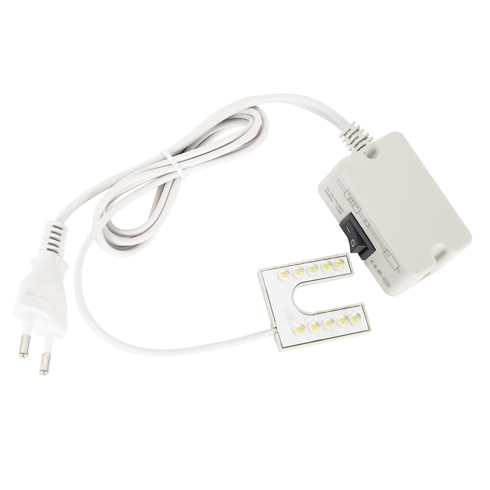 Working Gooseneck LED Light Flexible Gooseneck with Magnetic Base for Sewing Machine 220V EU Plug