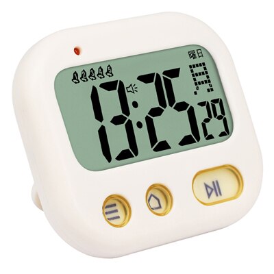 TXL Mini réveil pour enfants | Nouvelle minuterie de poche pour étudiants japonais, vibrant, réveil, affichage numérique de journée, 5 alarmes disponibles: vibrant X sound