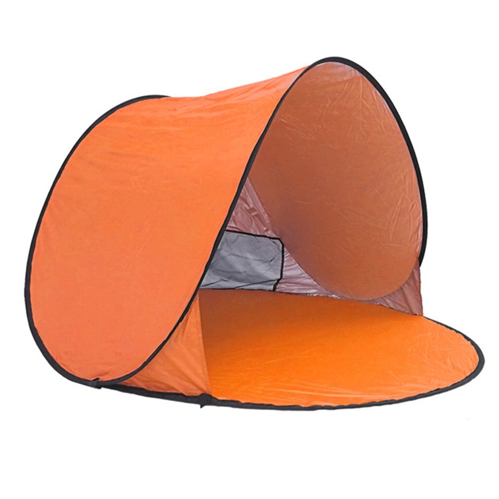 Tente extérieure entièrement automatique d'ombre de plage de camping rapide ouverte tissu galvanisé d'oxford de fer Anti-UV imperméable à l'eau: JD1376302