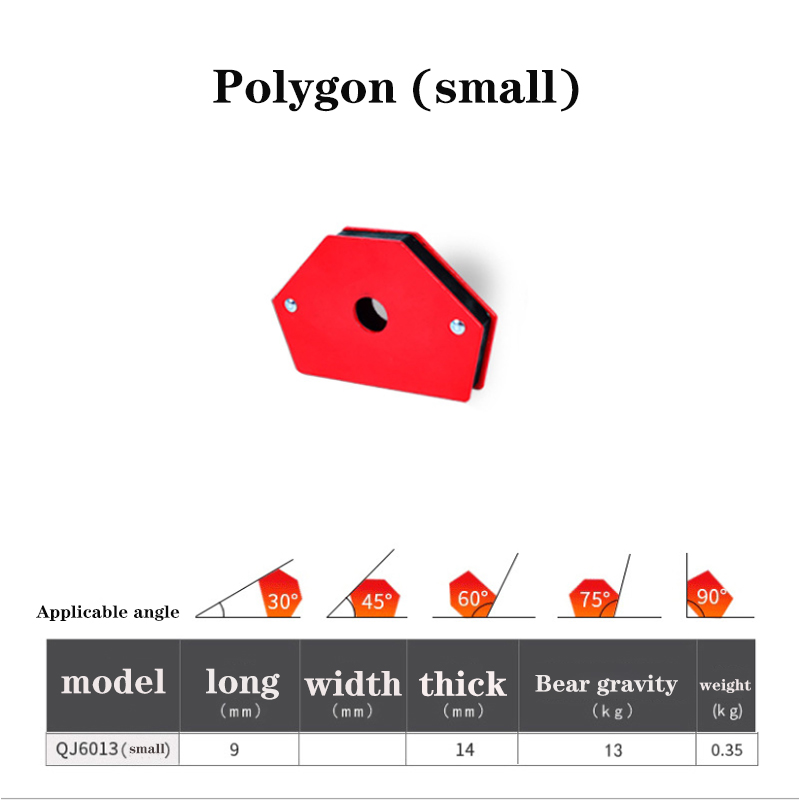 45/90/135 Graden Mini Lassen Magnetische Hoek Klepstandsteller Locator Lassen Houder Handgereedschap Magneet Hoek Pijl Klem