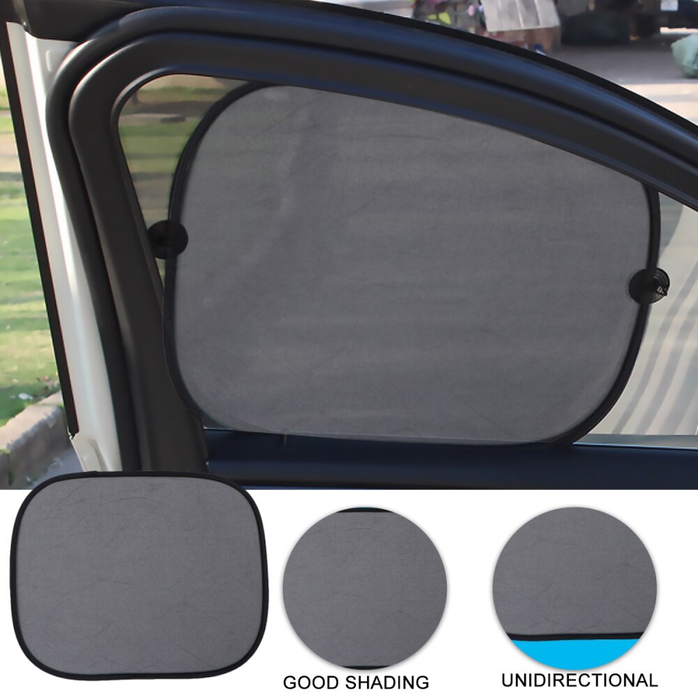 5Pcs Auto Zonnescherm Zuignap Zonnescherm Mesh Cover Zonneklep Voor Auto