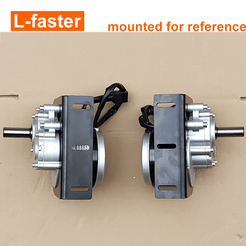 L-schneller 2 Stück kunden spezifische Stahl Montage platten halterung für 75 U/min 120 U/min Elektro rollstuhl wagen Getriebe Motor- mit gebürstetem Motor-