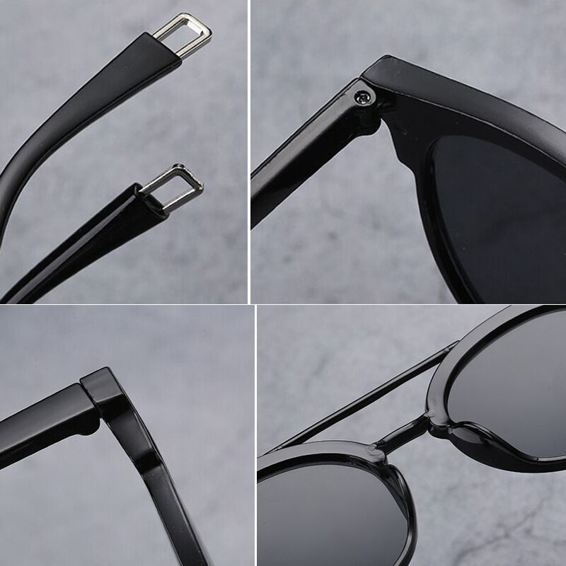 Cat eye solbriller kvinder mærke retro solbriller kvinder dame briller oculos de sol feminino lunette soleil