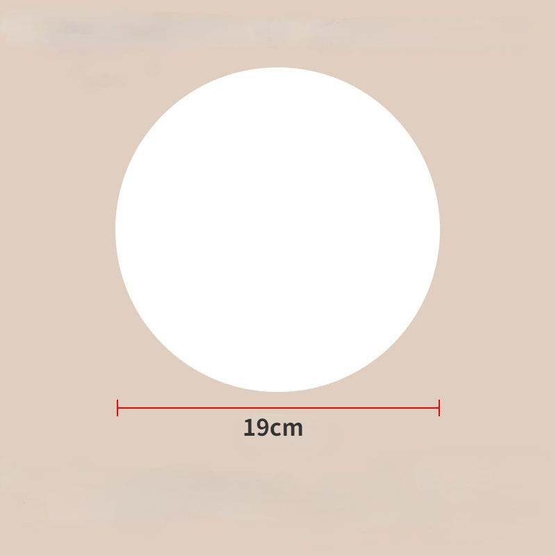 Papier de cuisson antiadhésif jetable pour friteuse à Air, 50 pièces, 18/19/20/21/22/23cm, ustensiles de cuisine: 50PCS-19cm-No Holes