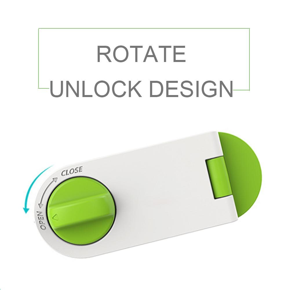 Child Safe Drawer Lock Anti-pinch Baby Protective Lock Catch Mutual Unlocking Tool for Opening Fridge Cabinet Door Baby Safety