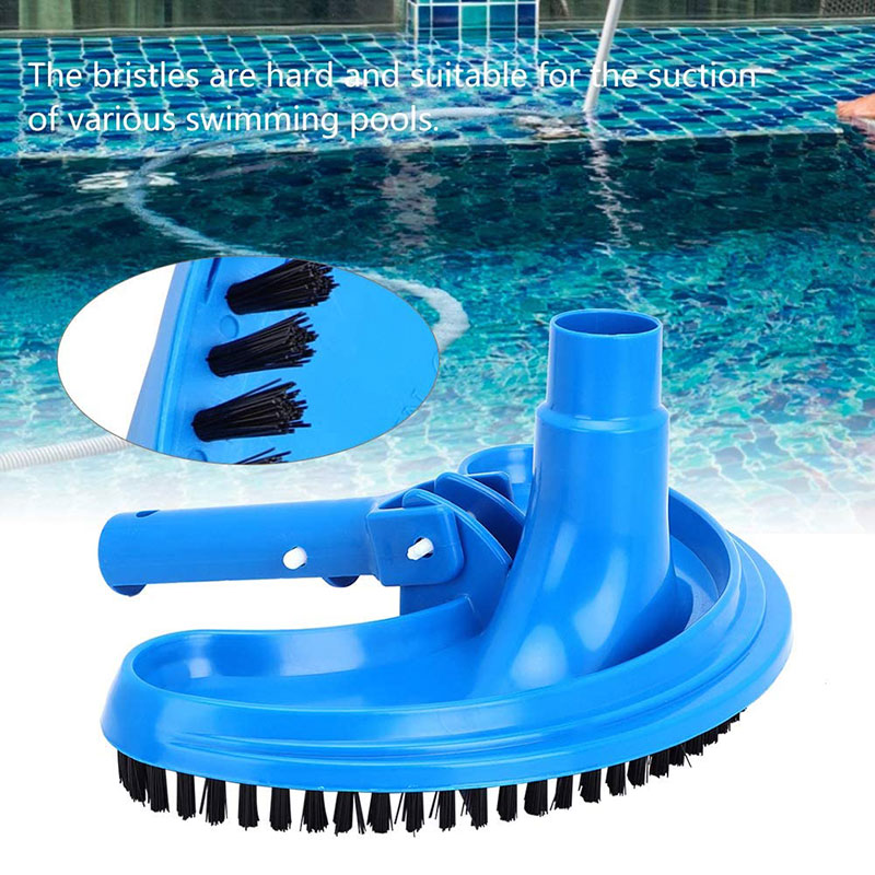Swimming Pool Suction Vacuum Head Brush Cleaner Half Moon Flexible Swimming Pool Curved Suction Head Cleaning Tool Pool Suction