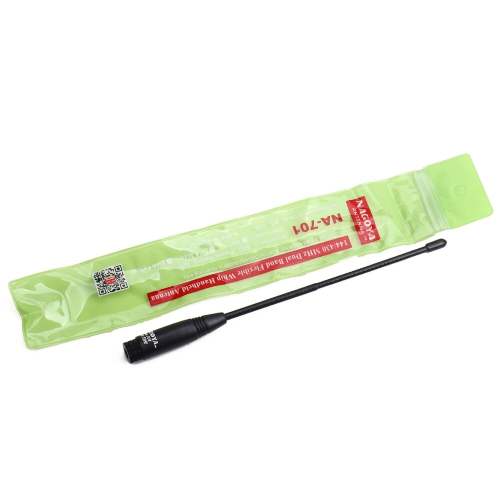 2 stücke Nagoya NA-701 SMA-Männlich Dual Band 144/430MHz Soft-Antenne für Handheld Radio TYT Wouxun yaesu ICOM Walkie Talkie Radio