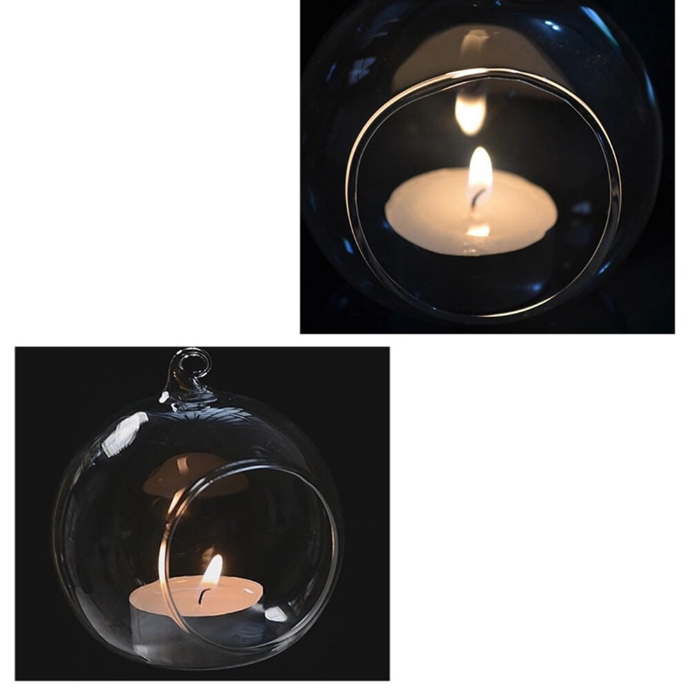 Creatieve Kaars Stand Home Decoratieve Kristalglas Kandelaars Opknoping Kaars Stand Glas Vazen