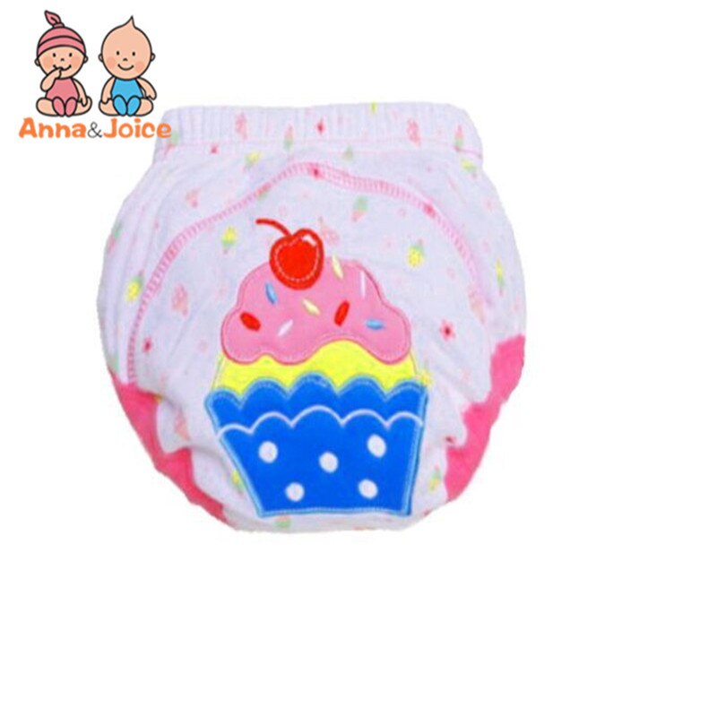4pcs dipers mix color Baby Training Pants Baby Diaper Reusable Nappy Washable Diapers Cotton Learning Pants 13-16kg