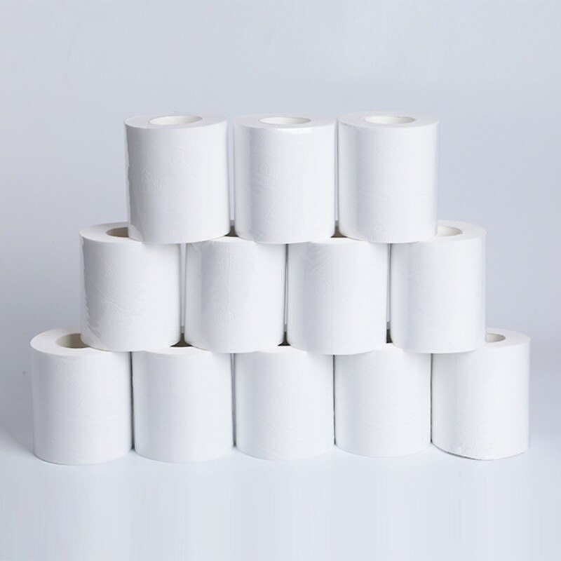 10pcs Three Layer Toilet Tissue Home Bath Toilet Roll toilet paper Soft Toilet Paper Skin-friendly Paper Towels