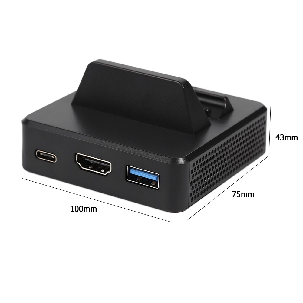 Mini indoor/ourdoor Switch HDMI Video Docking Station for Nintendo Switch TNS-1828 Charging Dock HDMI TV Adapter Games Accessor