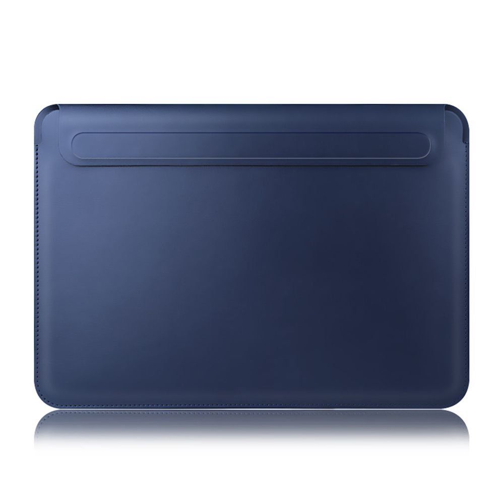 Funda colorida para ordenador portátil de 11, 13, 15 pulgadas, funda de cuero PU para Ultrabook, funda con soporte para Xiaomi, Huawei, Dell, Lenovo: 12 pulgadas / royal blue