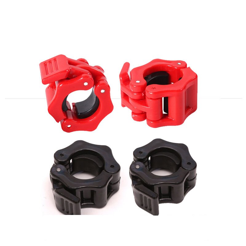 1 par de collares de bloqueo giratorio para barra de pesas, Clips para mancuernas, abrazadera para barra de levantamiento de pesas, gimnasio, Fitness, culturismo, color negro, 30mm, 25mm