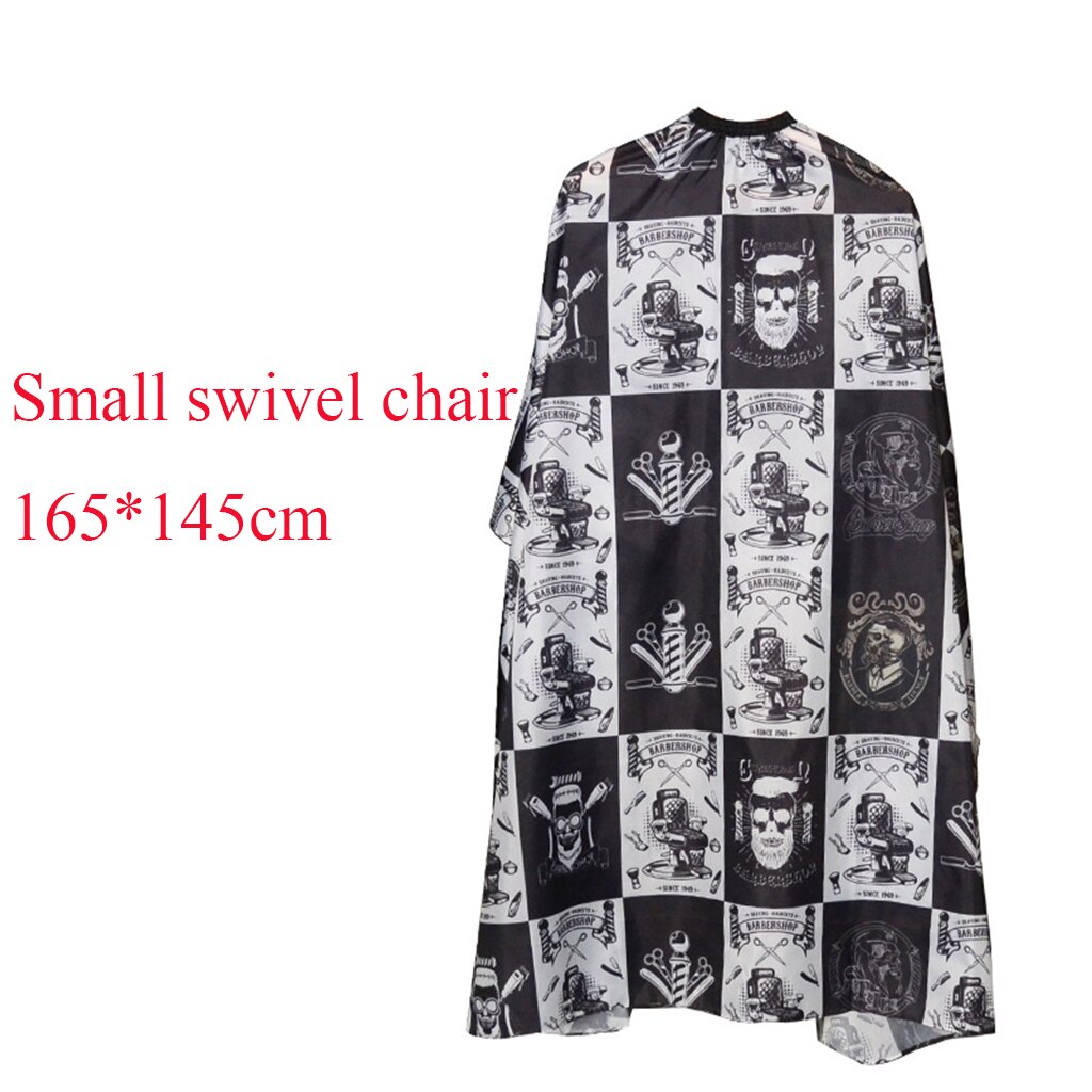 Cape de Coiffeur , Style Rétro pour Salon de coiffure, Accessoire en Tissu Imperméable pour Coupe de Cheveux, Barbe: Small swivel chair