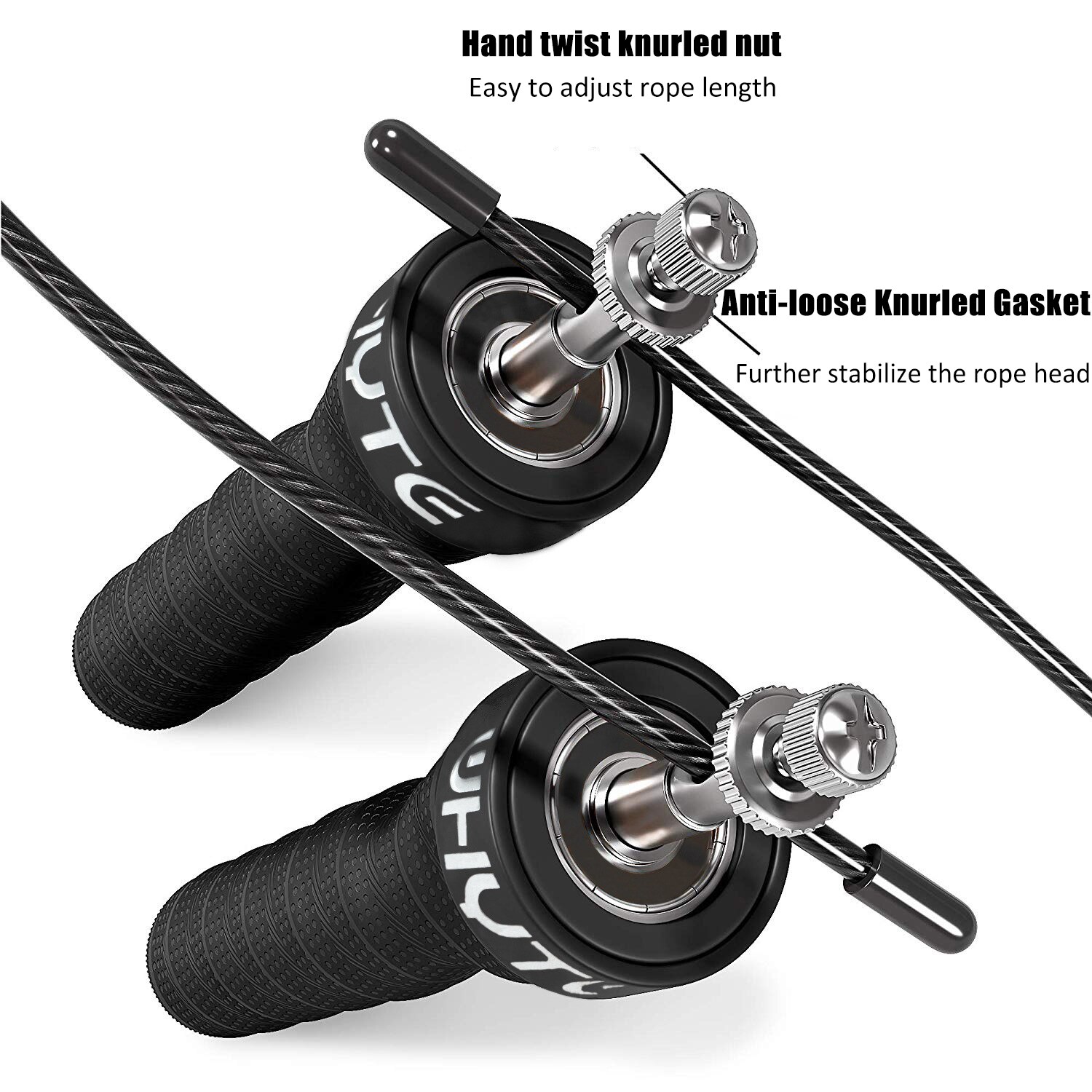 Anti-Slip Crossfit Speed Jump Rope Skipping Ropes for MMA Boxing Fitness Skip Workout Training Weighted Jumping