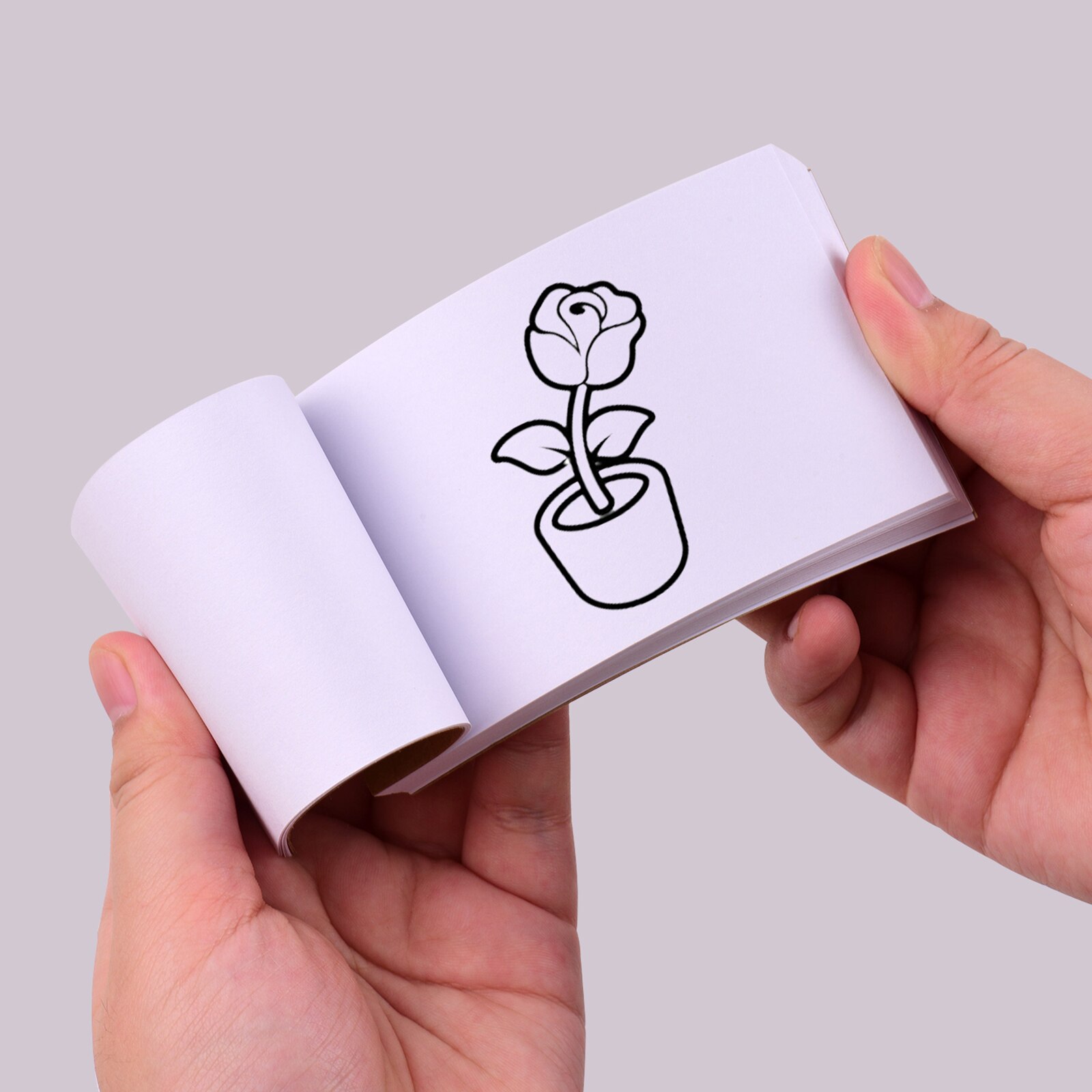 Papier à dessin Flipbook Kit de livre à rabat avec coussin de lumière boîte à lumière LED tablette 300 feuilles avec vis de reliure pour la création d'esquisse